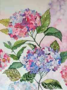 Voir le détail de cette oeuvre: Botanique Hortensia / Hydrangea 